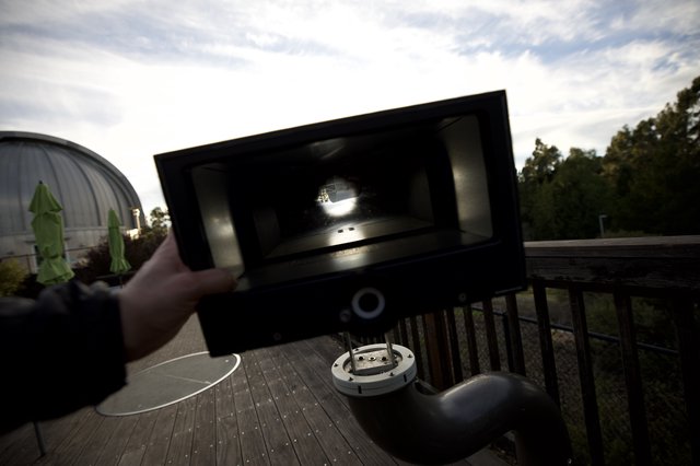 Solar Eclipse Observation Through Pinhole Camera Box
