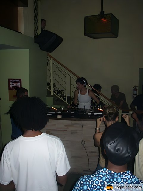 DJ Grooving amidst the Urban Crowd