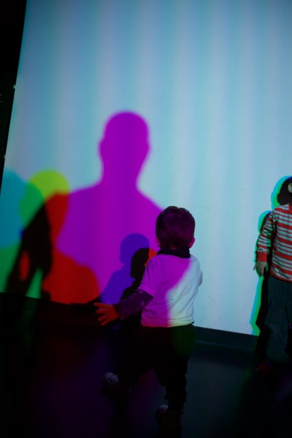 Lights and Shadows: A Captivating Moment at the Exploratorium.