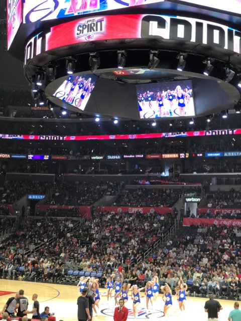 The LA Clippers Take on the Competition at Staples Center
