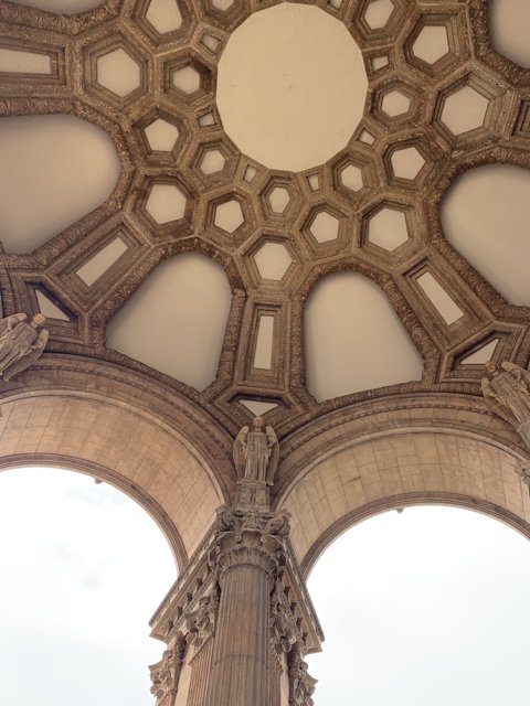Circular Vault Ceiling at Palace of Fine Arts