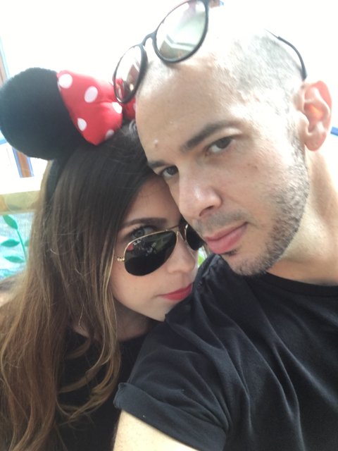 Minnie Mouse Eared Couple