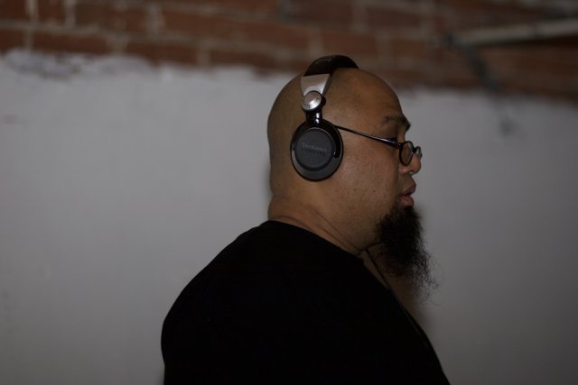 Bearded Audio Enthusiast