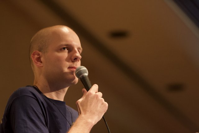 Bald Entertainer Performs at Defcon Day 3