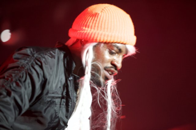 André 3000 in a Hat and Wig