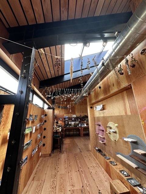 Rustic Interiors of a San Francisco Barbershop