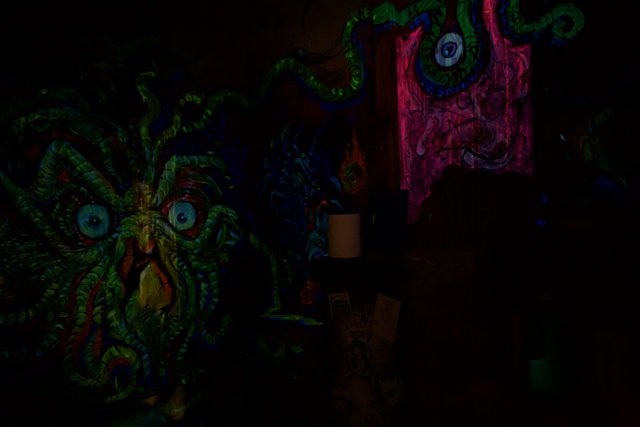 Neon Monster Room