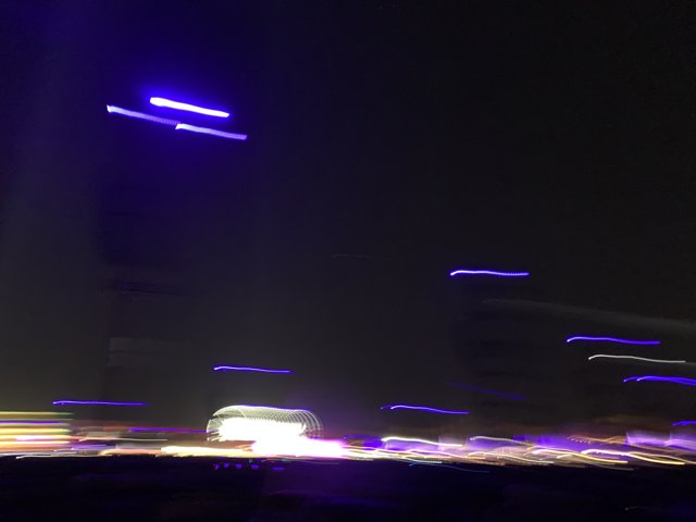 Blurred Neon Nights