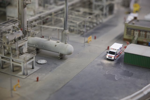 Miniature Express: Industrial Scene