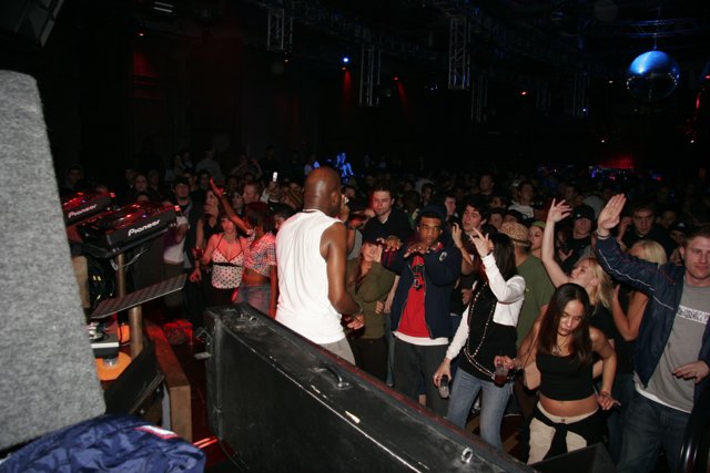 MC Q Performs in a Packed Night Club