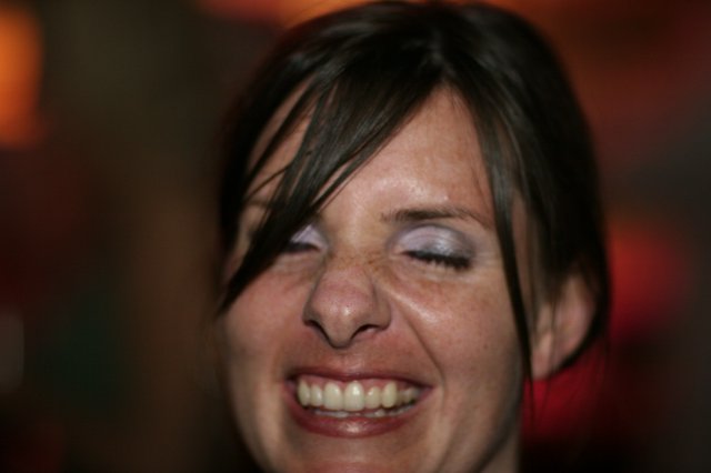 Joyful Laughter Captured in Warm Evening Light
