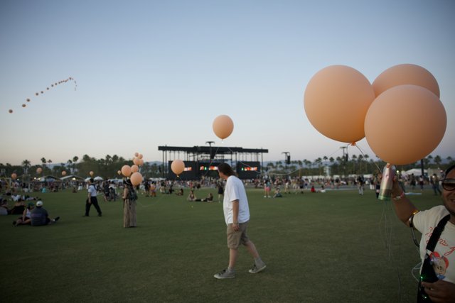 Evening Balloons at Coachella 2024