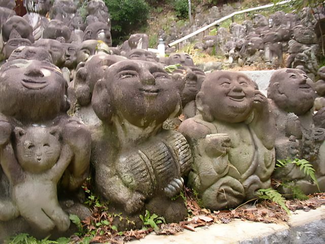 Stone Faces at Kyoto City Hall