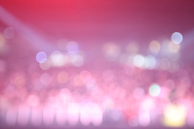 Electric Pink Bokeh Lights at Wobbleland Festival