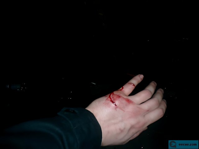 Bloody Hand in the Dark