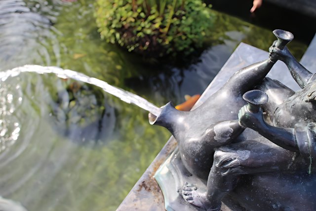 Monkey Fountain Sculpture