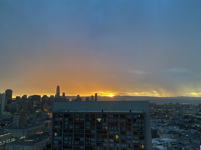 San Francisco Sunset Skyscraper Spectacle