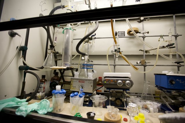 Equipment Galore in the UCLA Nanomachines Lab