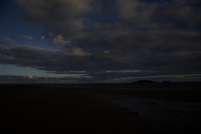 Twilight on the Fiji Beach