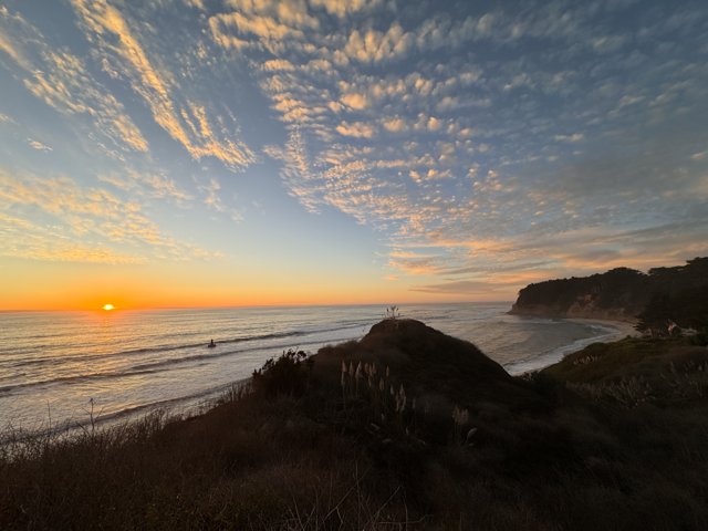 Coastal Reverie: Sunset at Moss Beach, California