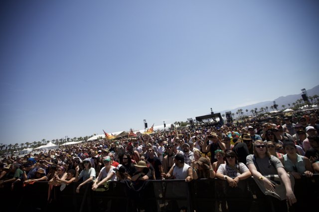Coachella Crowd Rocks Out Under Blue Skies