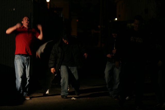 Night Dancers on Tarmac