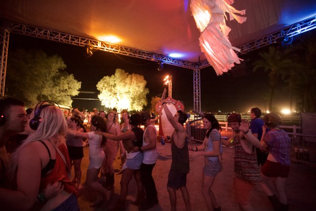 Dance Party Under the Coachella Night Sky