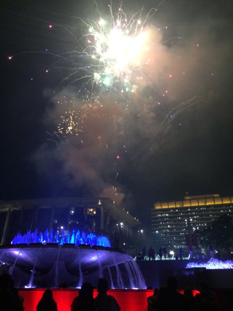 A Night of Dazzling Fireworks at Civic Center Mall