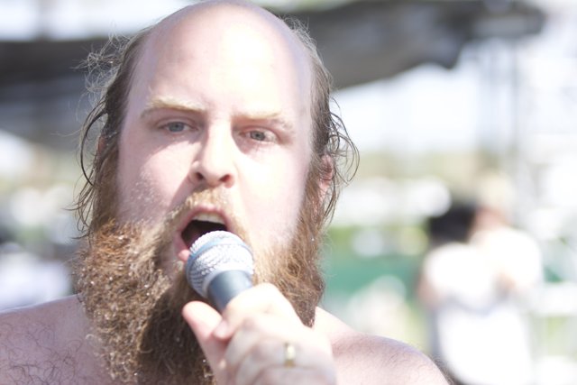 Tim Harrington Wows Coachella Crowd with His Bearded Vocals