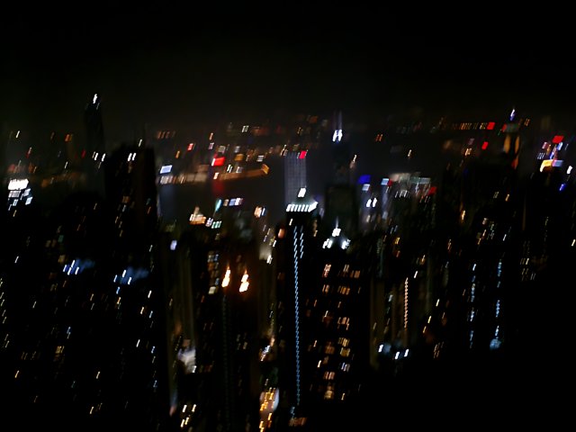 Hong Kong's Metropolis at Night