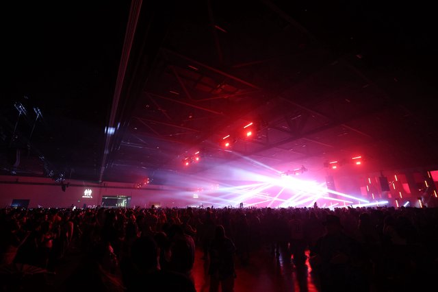 Massive Laser Light Show at Wobbleland 2026