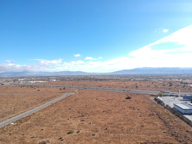 Highway Through the Mojave Desert