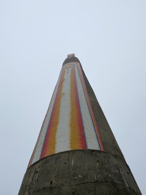 The Rainbow Tower in Jenner, California