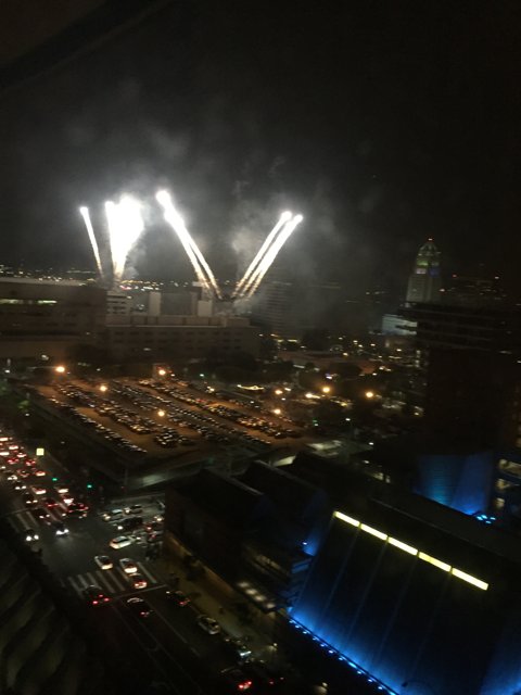 Fireworks over the Metropolis