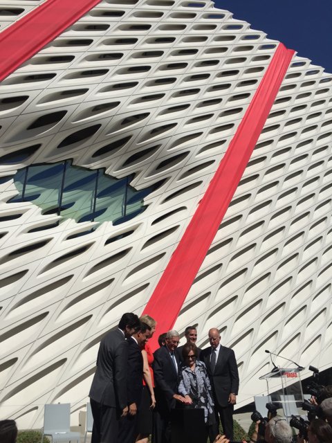 Ribbon-Cutting Ceremony at The Broad