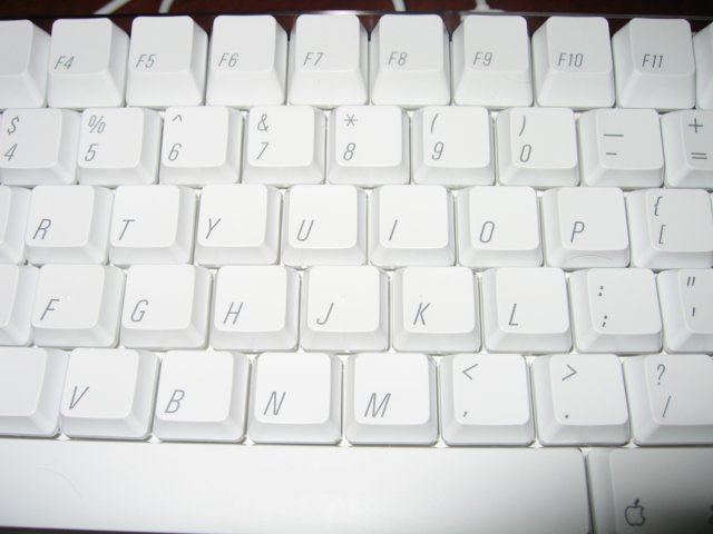Crisp and Clean: White Keyboard in Focus
