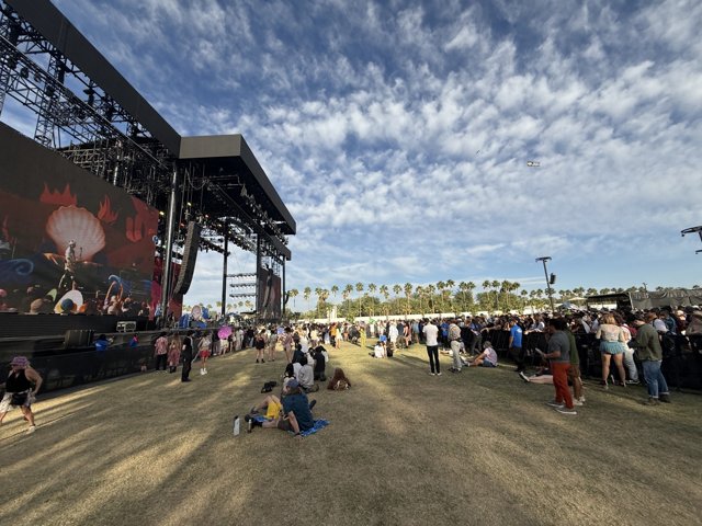 Vibrant Vibes Under a Cloud-Kissed Sky
