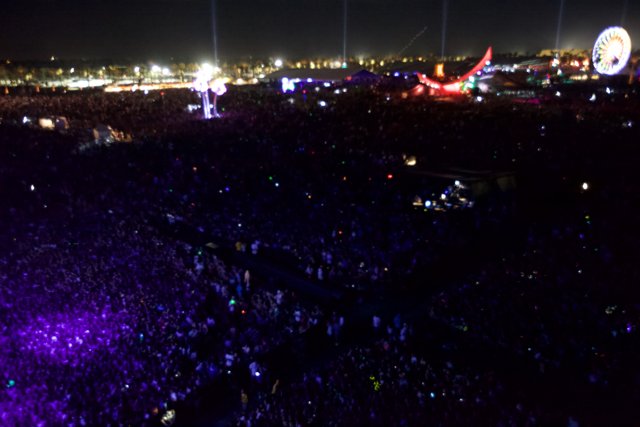 Electric Night: The Thrilling Crowd at Coachella