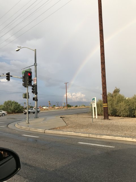 Rainbow Over the Intersection