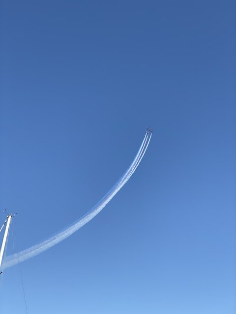 Flight in the Azure Sky