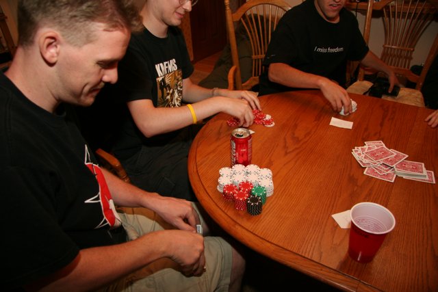 Man and Friends Enjoying a Game Night