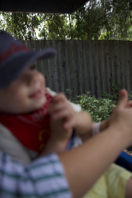 Birthday Joy in the Backyard