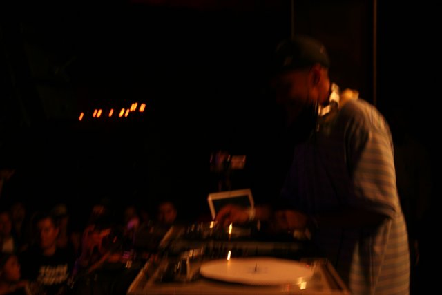 Urban DJ brings the fire to night club crowd
