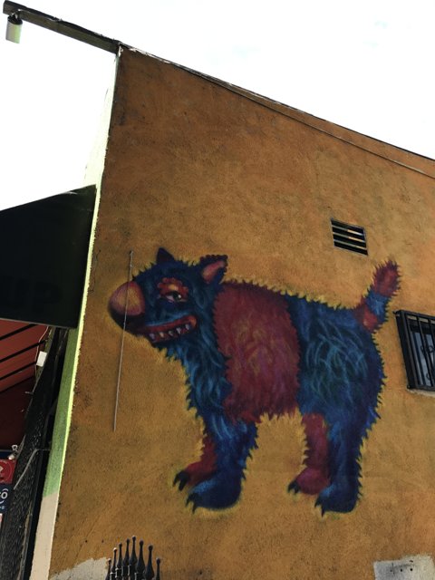 The Majestic Mural of Man's Best Friend