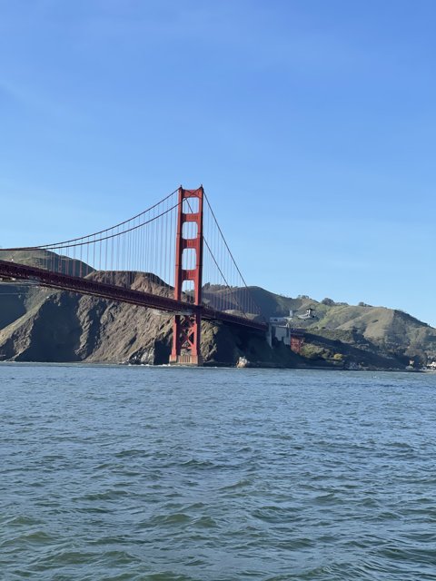 Golden Gate Bridge Across the Blue Bay