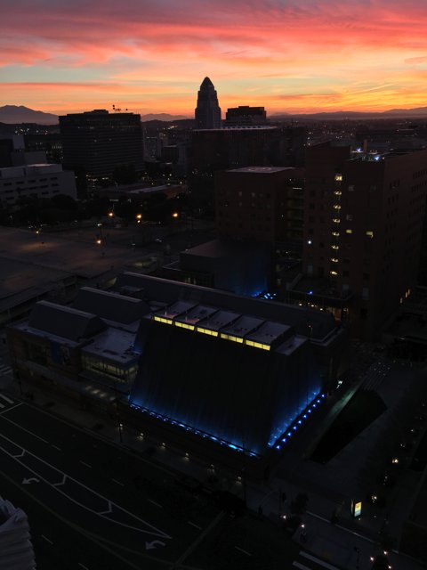 Sunset over the University of Utah