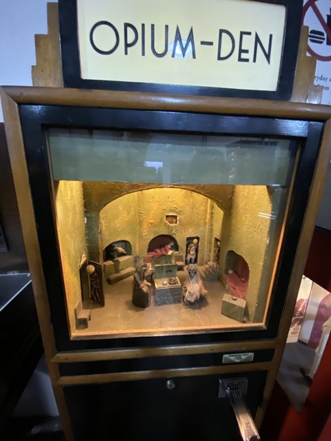 Opum Den Game Machine at Pier 45 Museum