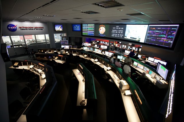 JPL Mission Control's High-Tech Hub