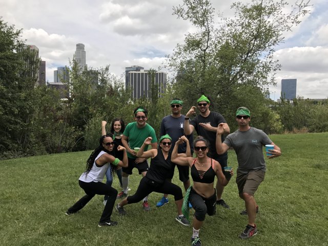 Group Workout in the Park