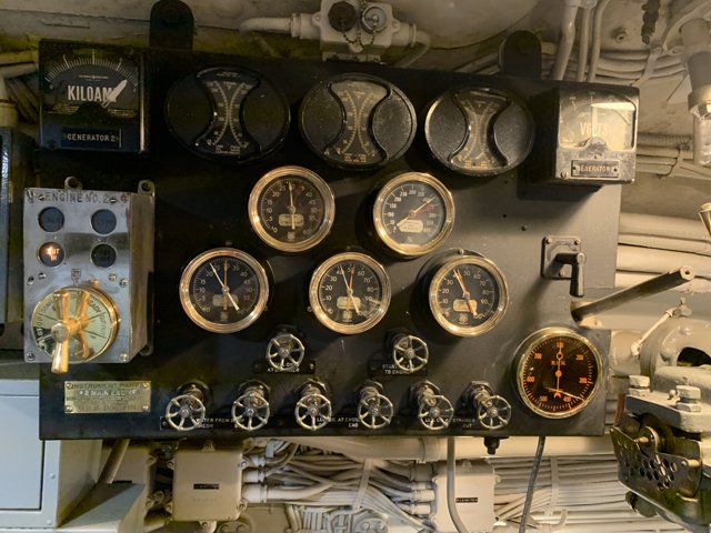Ship Panel Gauges and Switches